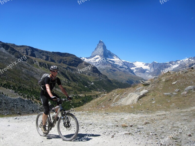 Switzerland Mountain Nature Alpine Cycling