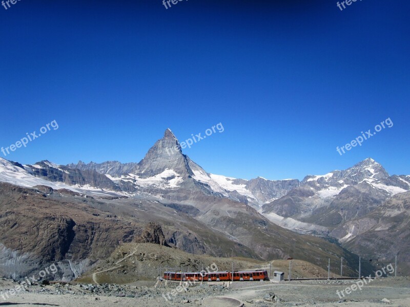 Switzerland Mountain Nature Alpine Matterhorn