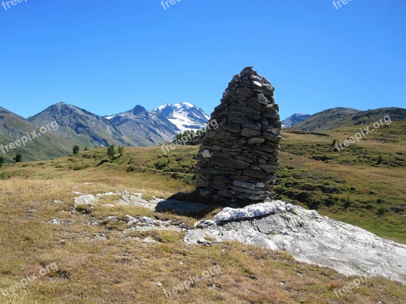 Alpine Switzerland Summer Nature Landscape