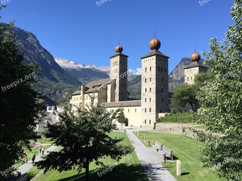 Alpine Switzerland Summer Mountains Swiss Alps