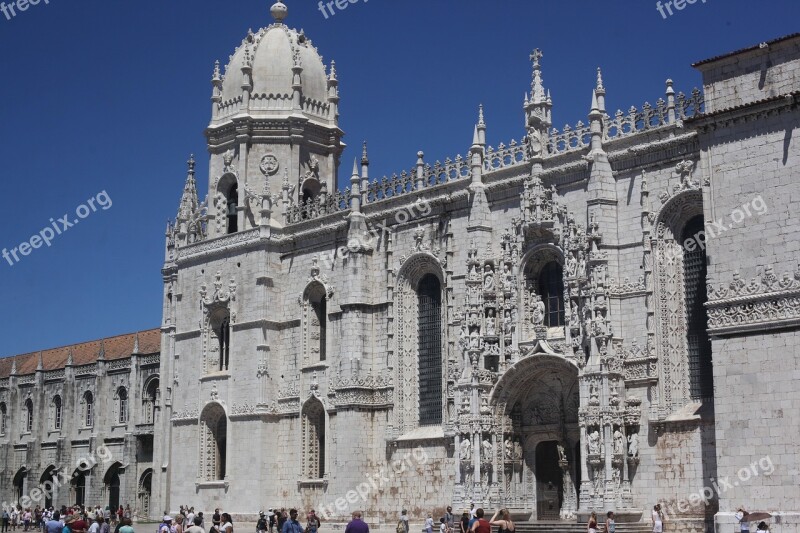 Portugal Lisbon Lisboa Jerónimos Monastery Monastery