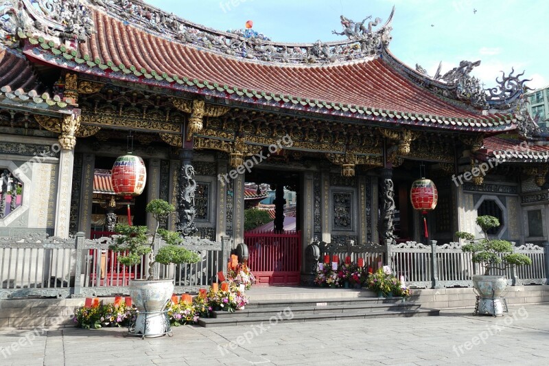 Taipei Taiwan Capital Asia Temple