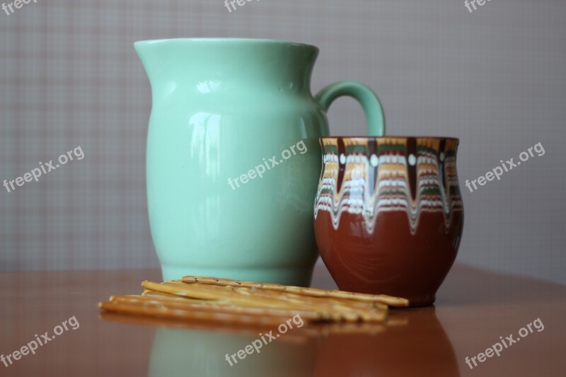 Pitcher Cup Pots Still Life Free Photos