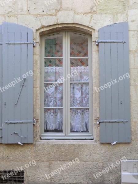 French Window Shutters Architecture Free Photos