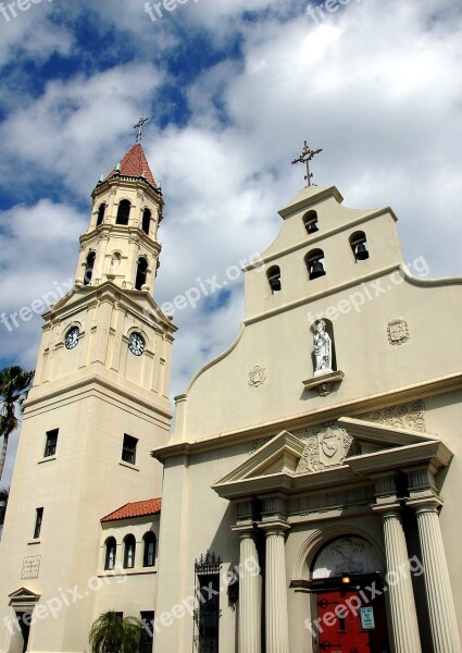 Basilica Cathedral Historic St Augustine Florida