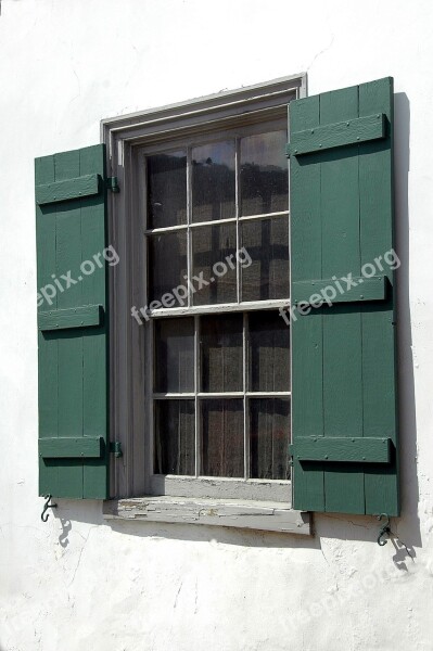 Vintage Window Design Retro Decoration