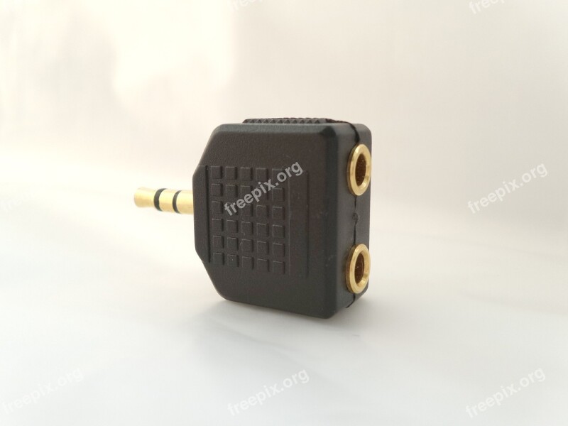 Audio Mini Jack Adapter Connector