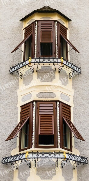 Architecture Window Facade Old Window Hauswand