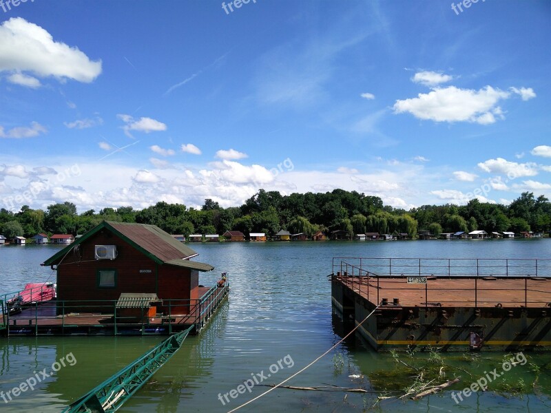 Sava Sava River Summer Belgrade Boathouse