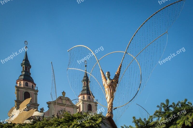 Christmas Market Advent Angel Christmas Stand Sales Booths