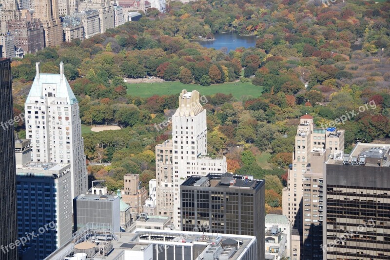 New York Central Park Skyscraper U S Lake