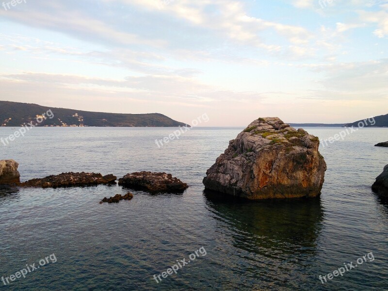 Rocks Stones Beach Sea Adriatic