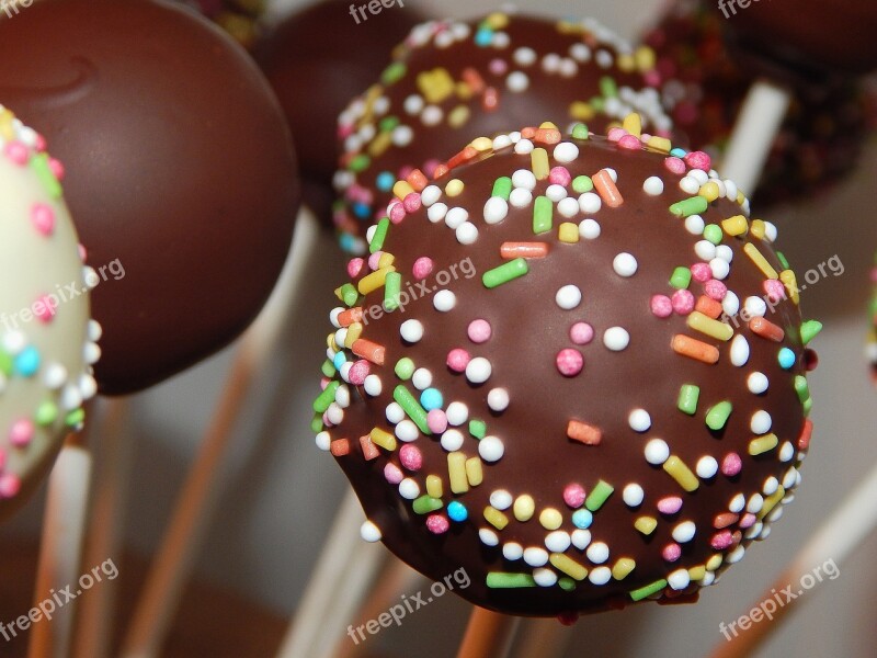 Cake Popcake Dessert Sweet Ball