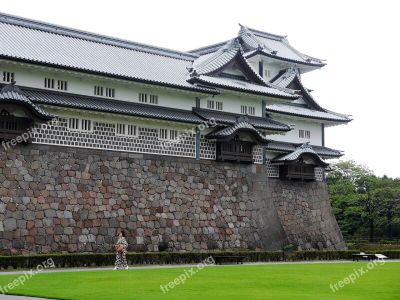 Kanazawa Castle Ishikawa Prefecture Free Photos