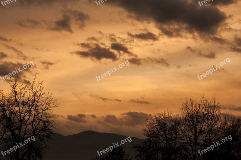 Nature Landscape Sunset Serbia Kraljevo