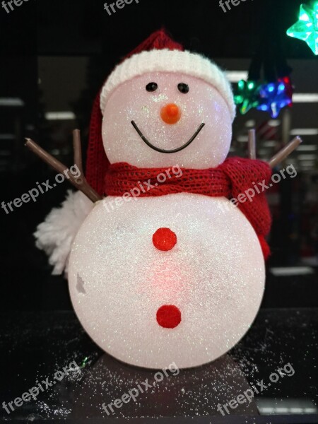 Christmas Snow Man Snow Free Photos