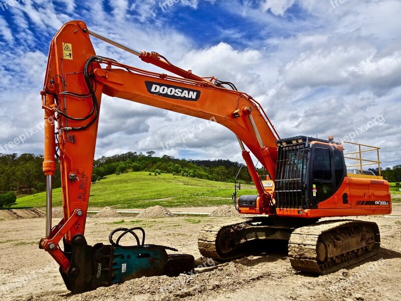 Machinery Digger Excavator Construction Equipment