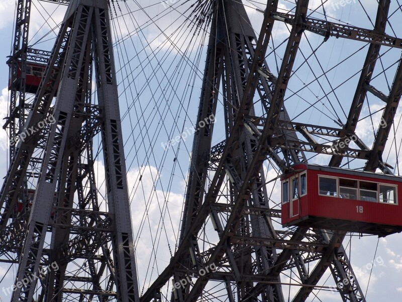 Vienna Prater Ferris Wheel Free Photos