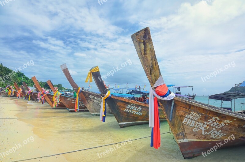 Thailand Phuket Phi Phi Island Island Boats