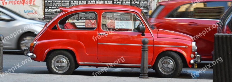 Car Seisciento Antique Car Seat Seventies