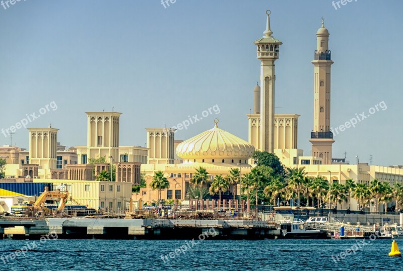 Orient Dubai Palace Mosque Minaret