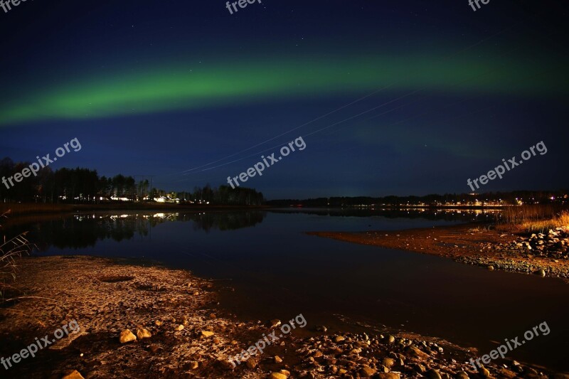 Night Himmel Sweden Darkness Night Photo