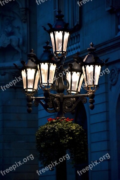 Lantern Lamp Street Light Barcelona Light