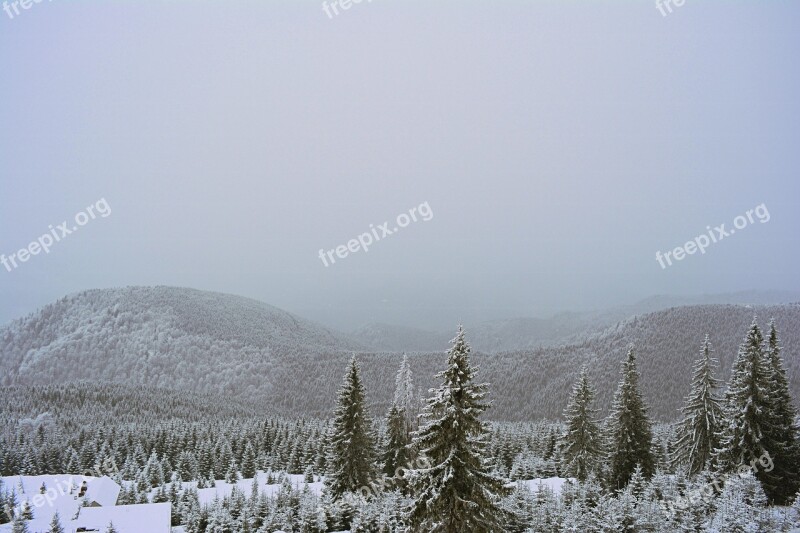 Mountain Winter Rânca Nature Landscape