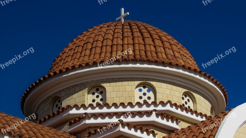 Cyprus Xylotymbou Ayios Rafael Church Orthodox