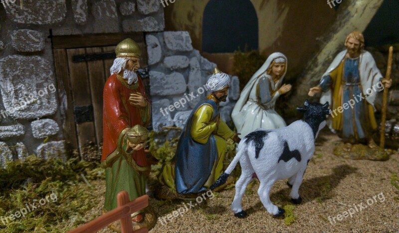 Nursery Christmas Berger Nativity Free Photos