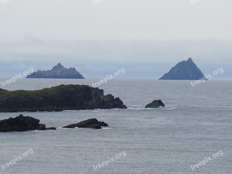 Skellig Michael Kerry Water Ireland Atlantic