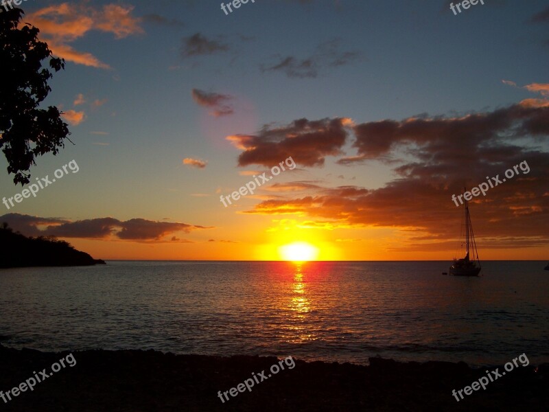 Boiling Small Cove Beach Guadeloupe Anse Bertrand