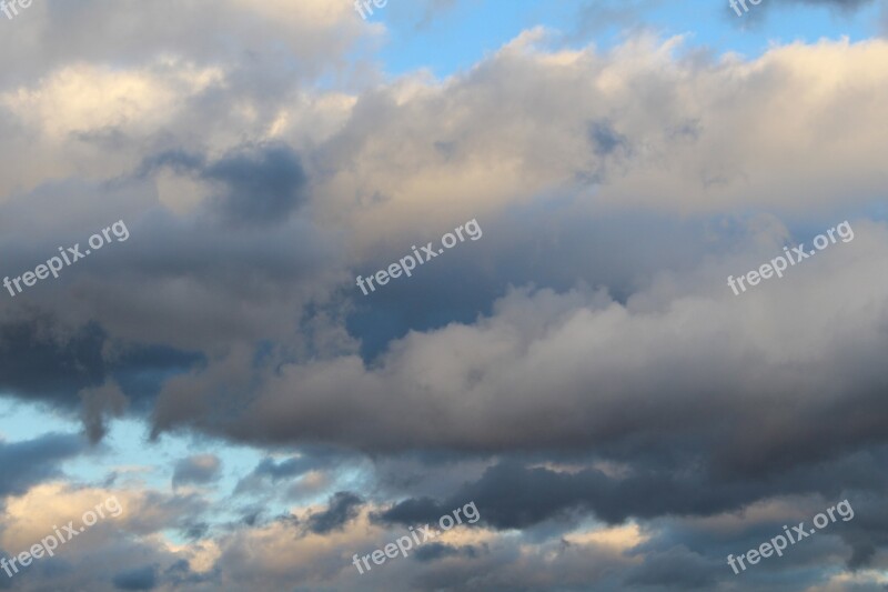 Clouds Sky Blue Dark Clouds Clouds Form