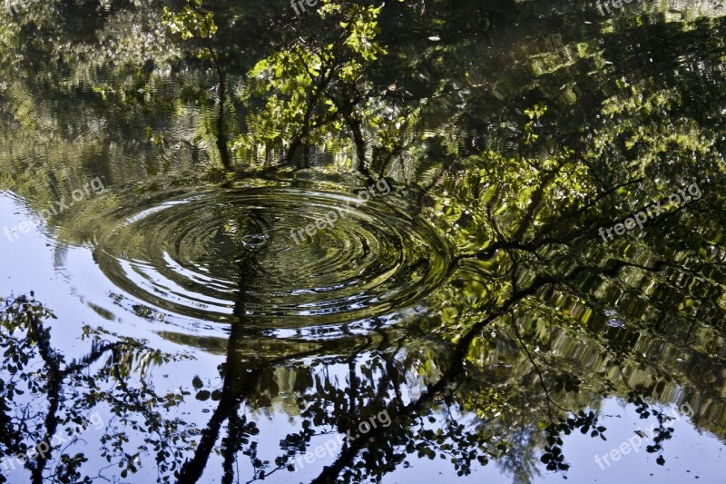 Lake Reflection Wave Nature Bolu