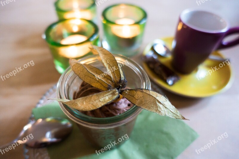 Dessert Espresso Candle Festive Sweetness