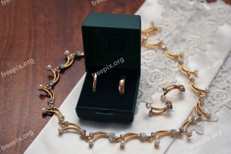 Wedding Celebration Jewelry Rings Necklaces