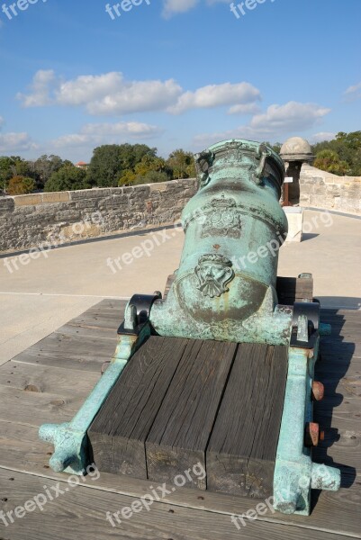 Cannon Weapon Spanish Castillo Castle