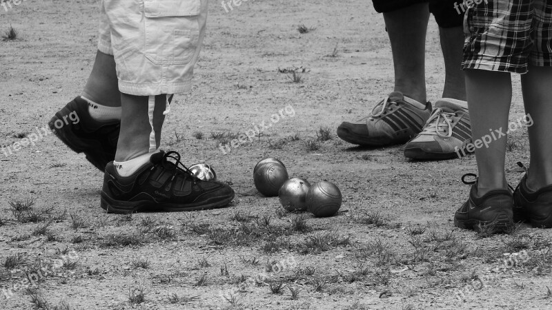 Pétanque France Traditional Game People At Play