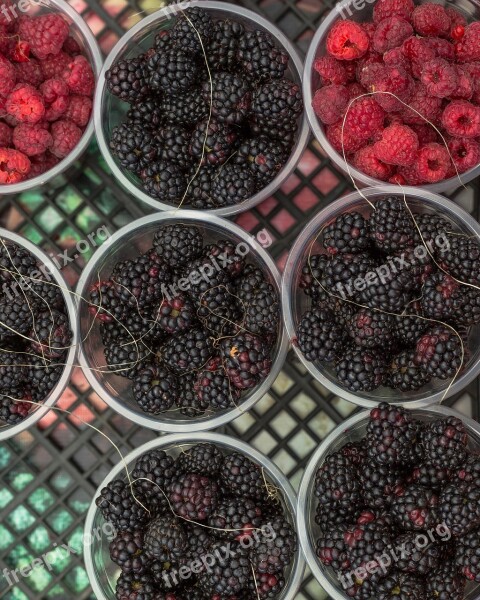 Berry Raspberry Summer Berries Of A Raspberry Grade