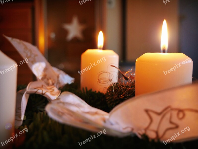 Candles Christmas Candlelight Advent X Mas