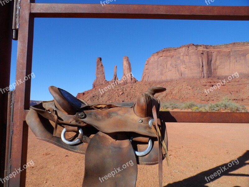 Saddle Grand Canyon Horse Cowboy Western