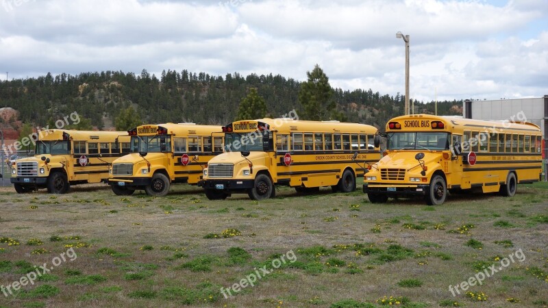 Schoolbus Yellow Transport America School