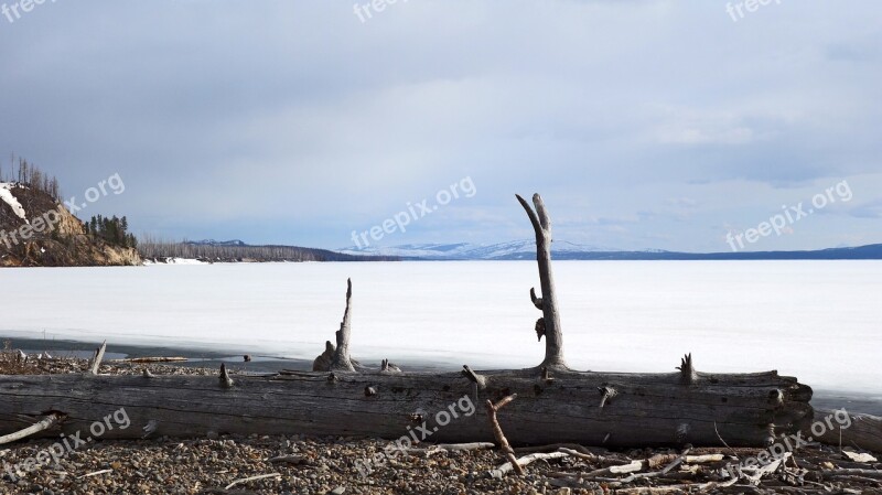 Winter Cold Leave National Park America