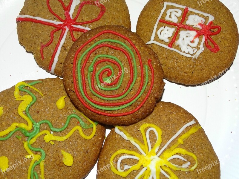 Cookies Baked Baking Food Christmas