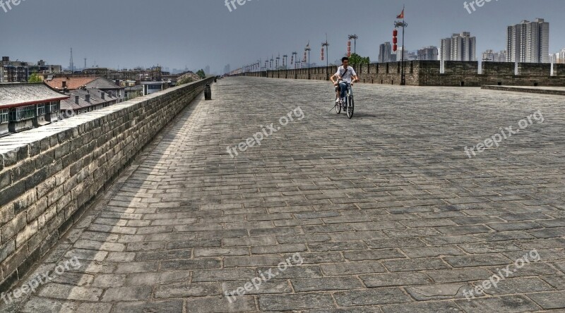 Xi'an China Rampart Pierre Architecture