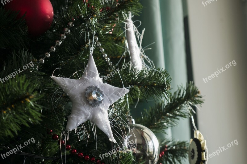 Christmas Star Tree Decoration Celebration