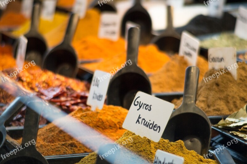 Spices Flavors Middle East Turmeric Saffron