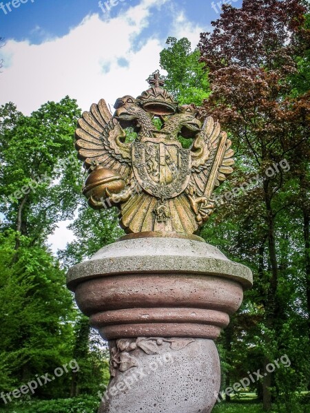 Eagle Coat Of Arms Order Fleece Golden