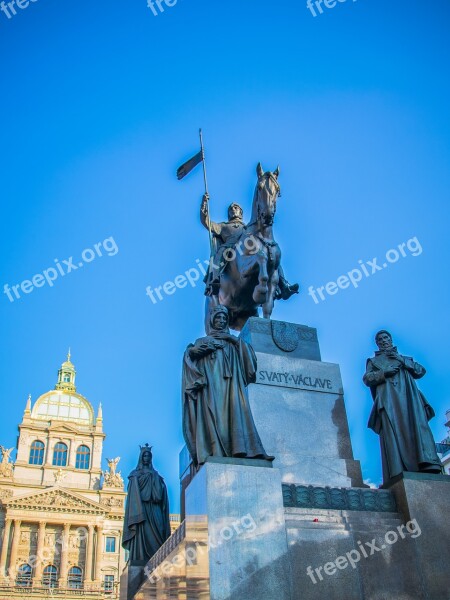 Prague The Sculpture Symbol Statuary Monument