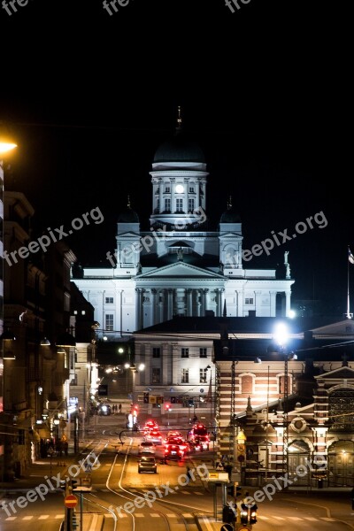 Helsinki Finnish Uusimaa Cathedral City